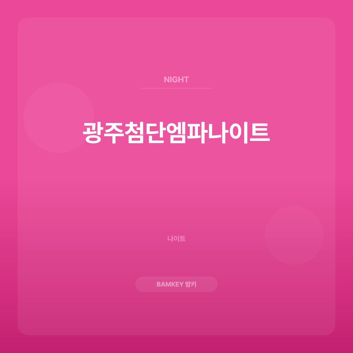 광주첨단엠파나이트